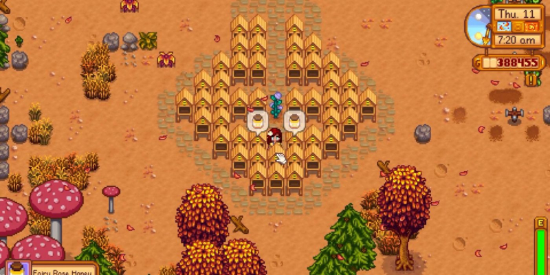 Долина Stardew : пчеловодство - лучший способ заработать деньги
