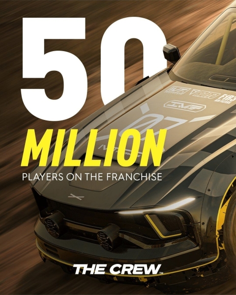 Гоночная серия The Crew привлекла 50 миллионов игроков